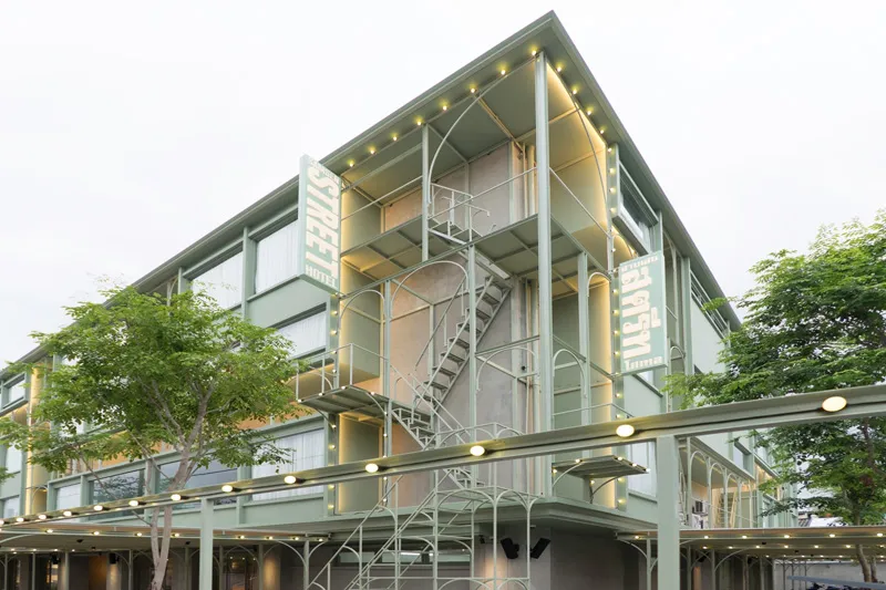 Bangkok-Samsen Street and CHAT Architects Hotel in Bangkok, a Forest Garden in the City