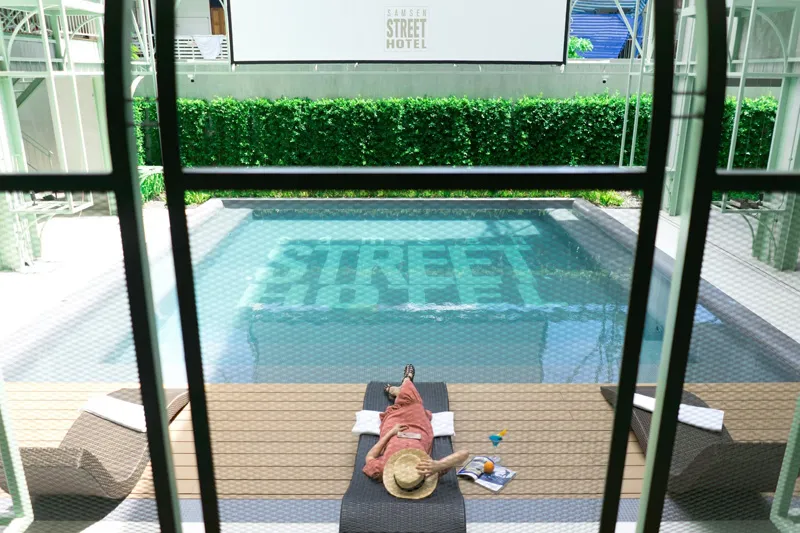 Bangkok-Samsen Street and CHAT Architects Hotel in Bangkok, a Forest Garden in the City