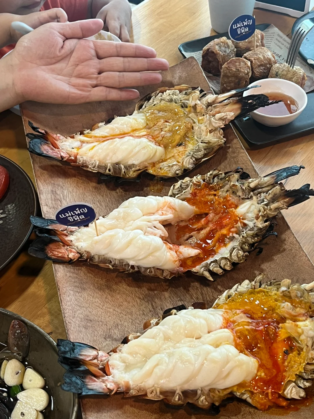 Chiang Mai-My Chiang Mai Food Guide Takes It to the Next Level, Palm-sized Open Back Prawns
