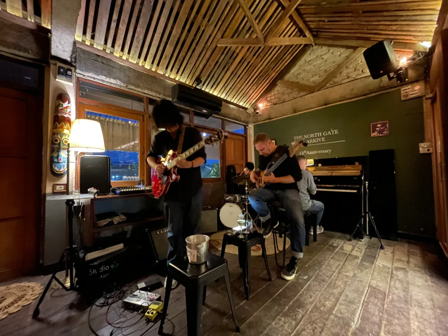 Chiang Mai-The North Gate jazz .Co-0p, a famous jazz club in the north of the ancient city of Chiang Mai