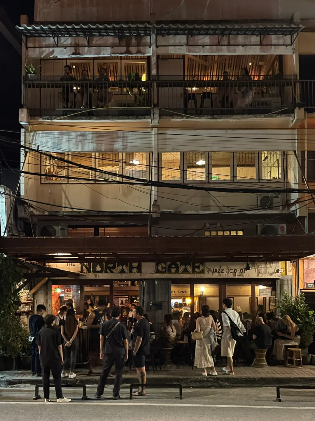 Chiang Mai-The North Gate jazz .Co-0p, a famous jazz club in the north of the ancient city of Chiang Mai