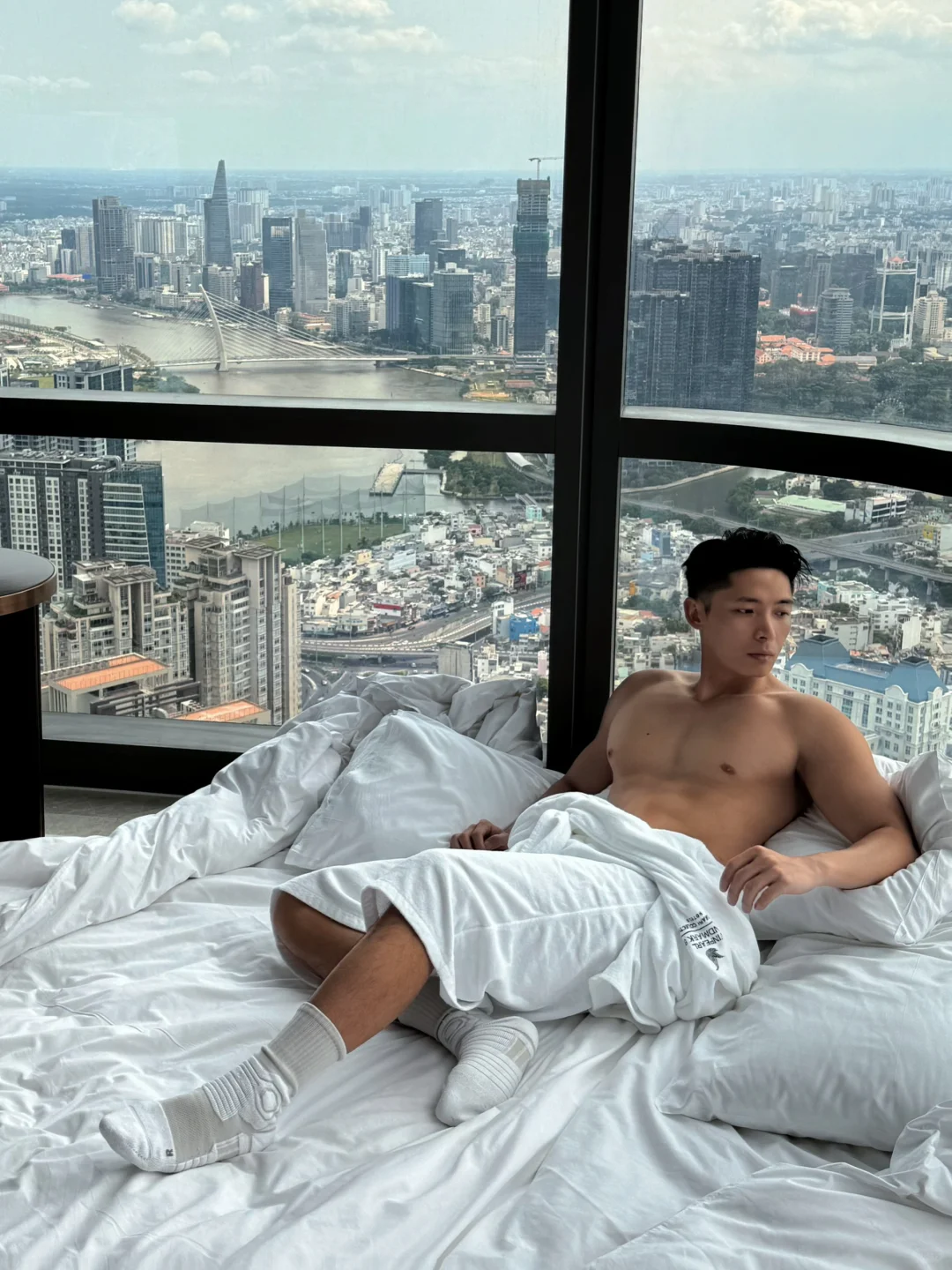 Ho Chi Minh-Landmark 81 City Center Marriott Hotel, high-altitude city view