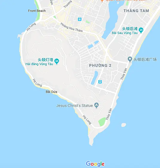 Ho Chi Minh-Vung Tau, a small town in Vietnam, a coastal city 110 kilometers away from Ho Chi Minh City