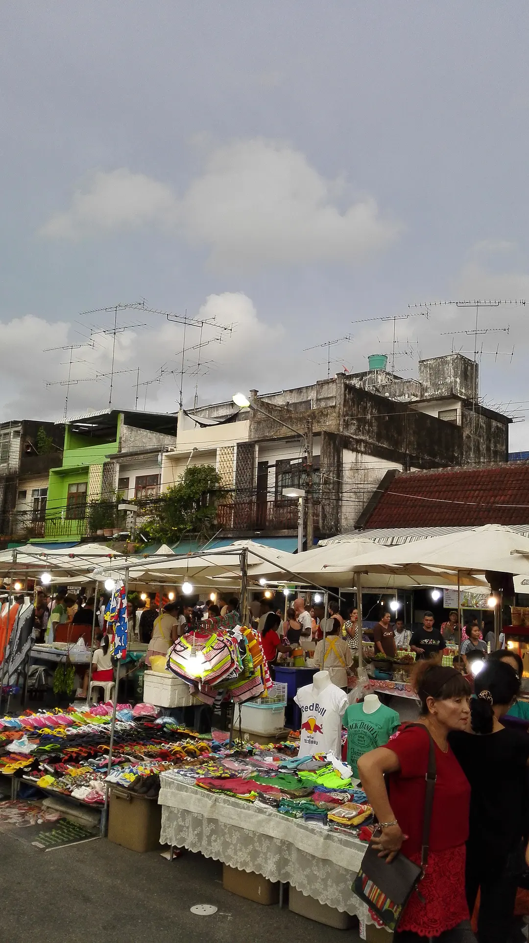 Krabi-Night market in Krabi Island, Thailand, a paradise for gourmet food