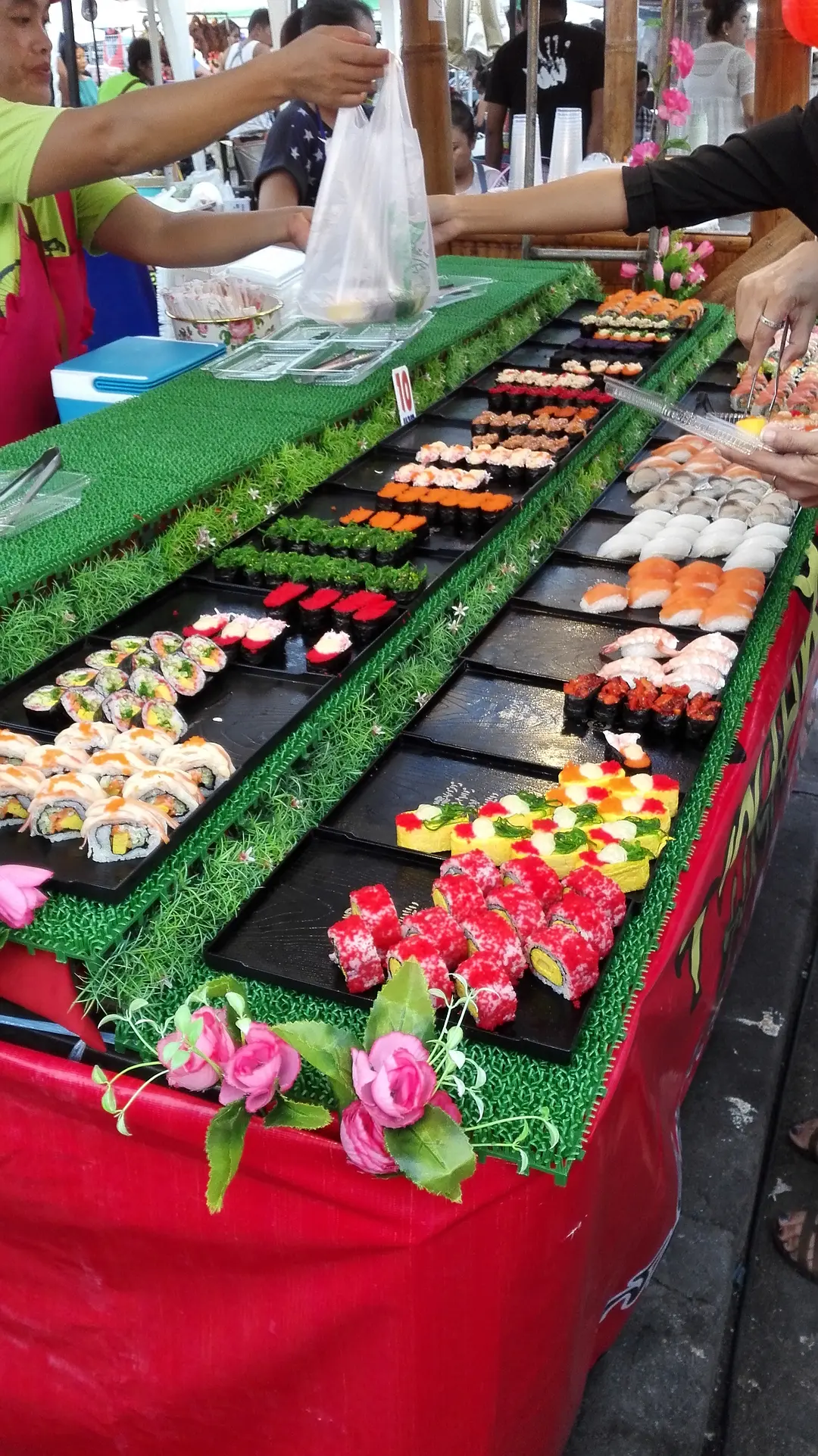 Krabi-Night market in Krabi Island, Thailand, a paradise for gourmet food