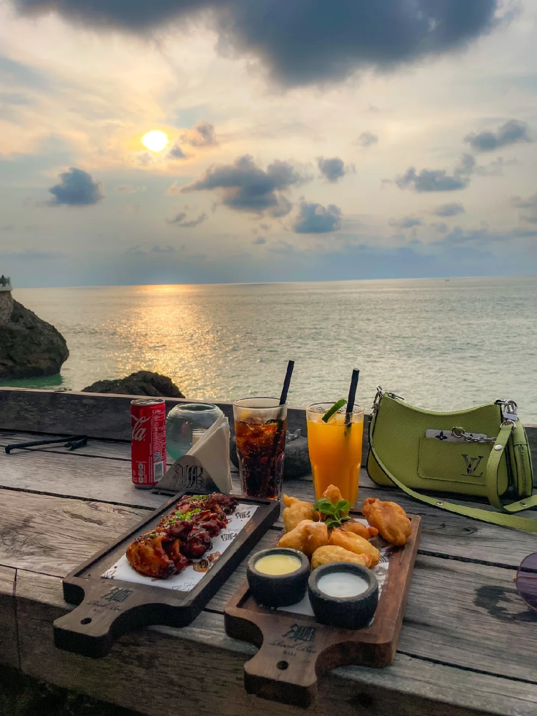 Bali-Rock Bar, one of the seaside cliff restaurants and bars, requires advance reservations