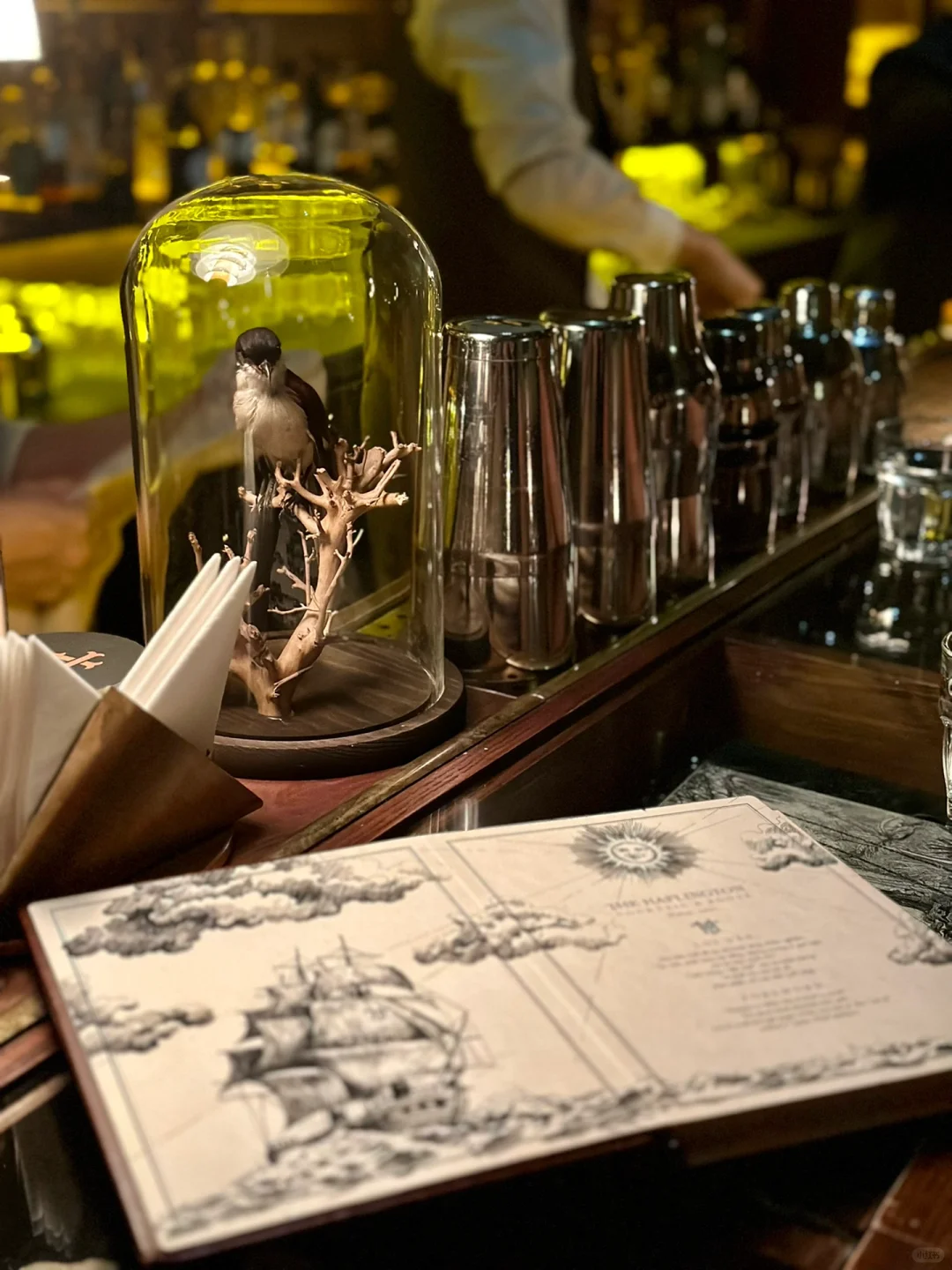 Hanoi-The Haflington, a hidden bar in Hanoi, Vietnam, has a great atmosphere