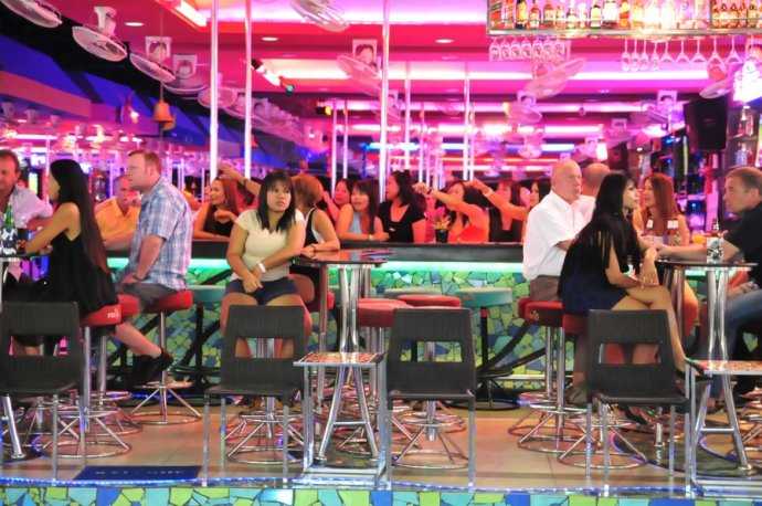 Pattaya-A panoramic view of the nightlife in Pattaya, Thailand's red light district and prices