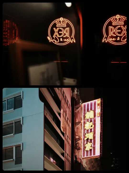 Hong kong-The streets and alleys of Hong Kong have a strong Hong Kong and Taiwan style and beautiful neon lights.