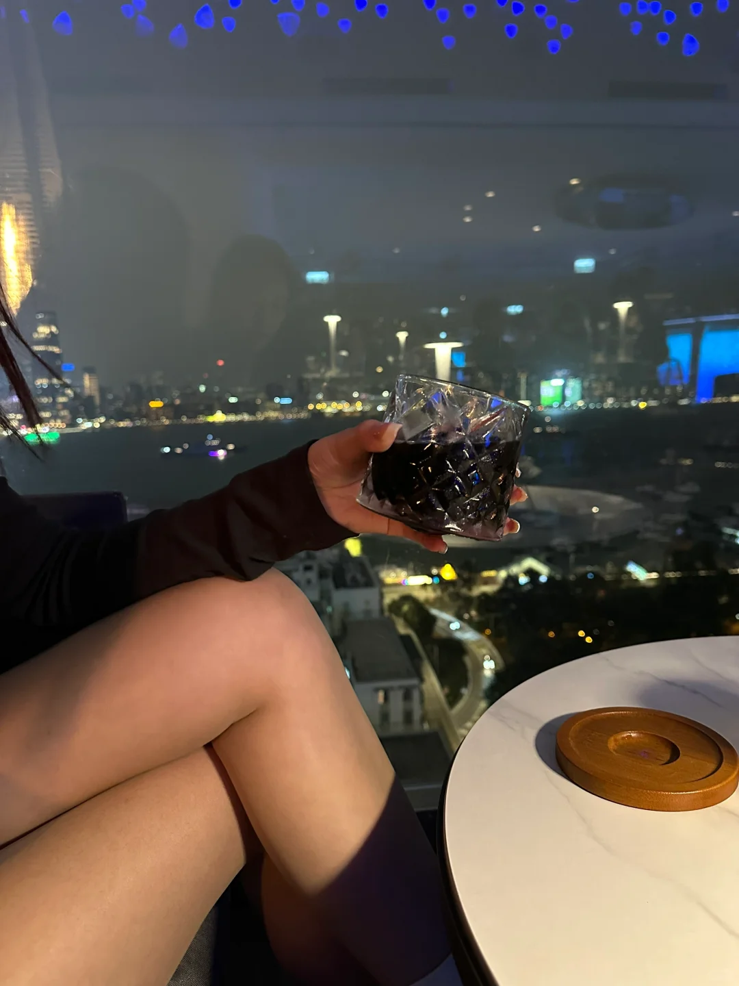Hong kong-Open-air bar in Causeway Bay, Hong Kong, 27th floor of the Park Lane Hotel