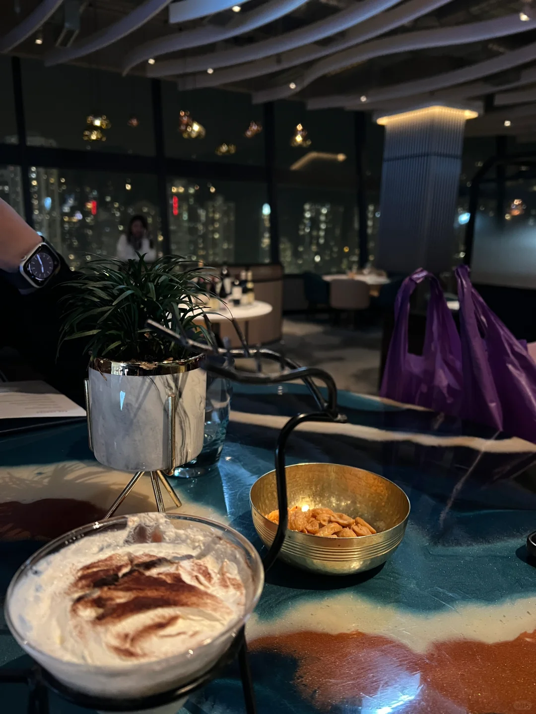 Hong kong-Open-air bar in Causeway Bay, Hong Kong, 27th floor of the Park Lane Hotel