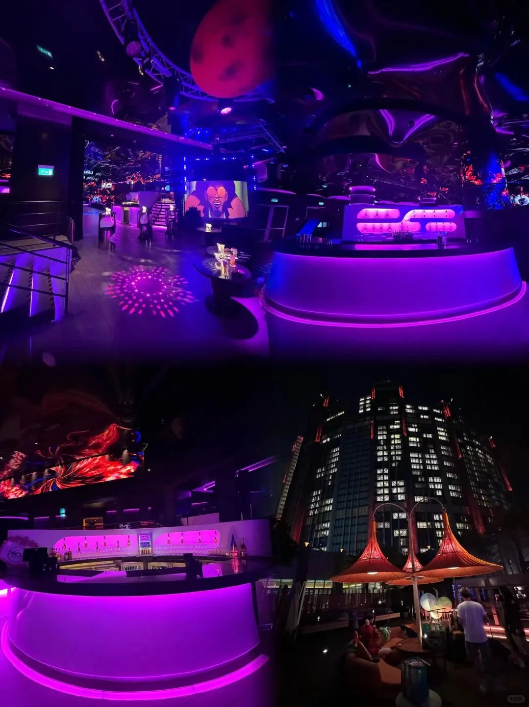 Macao-Macau Studio City Bar, the environment is super nice. It is also very nice for taking pictures