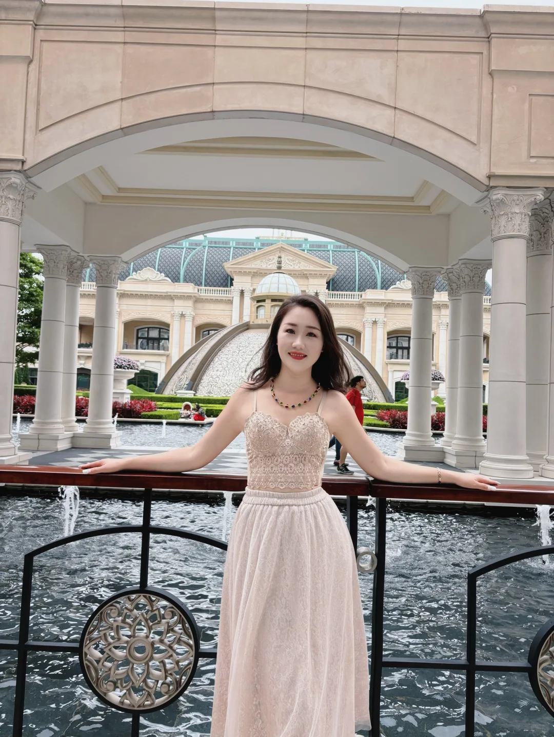 Macao-Grand Lisboa Hotel, Macau, free drinks in the mini fridge, 1300 double bed with two breakfasts