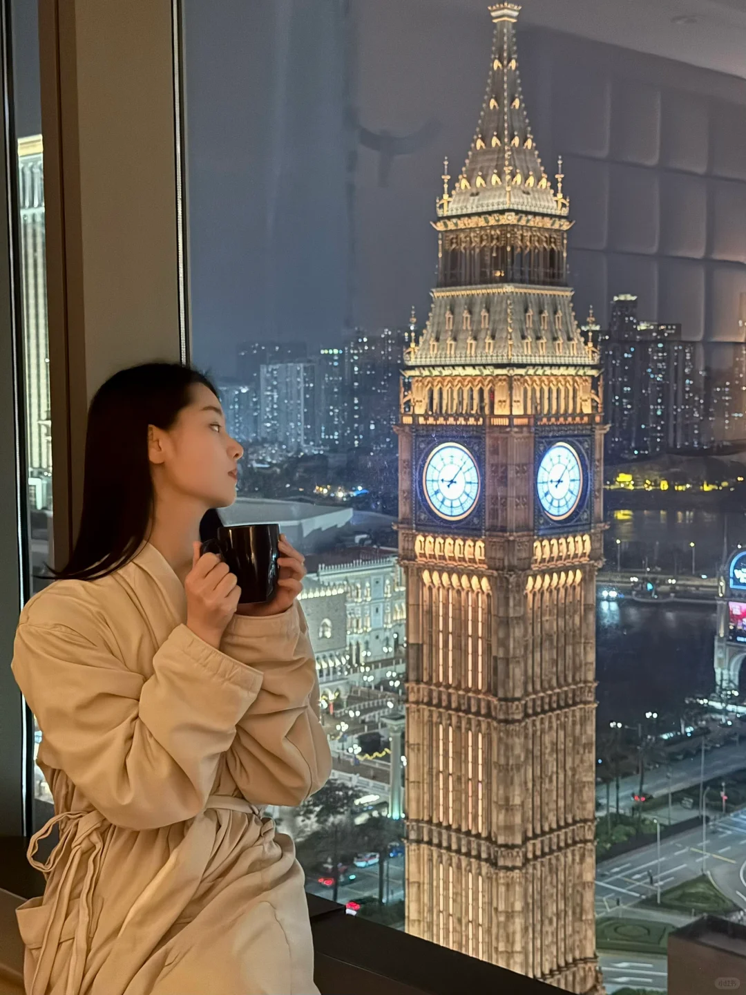 Macao-Conrad Macau, it’s finally my turn to have breakfast next to Big Ben