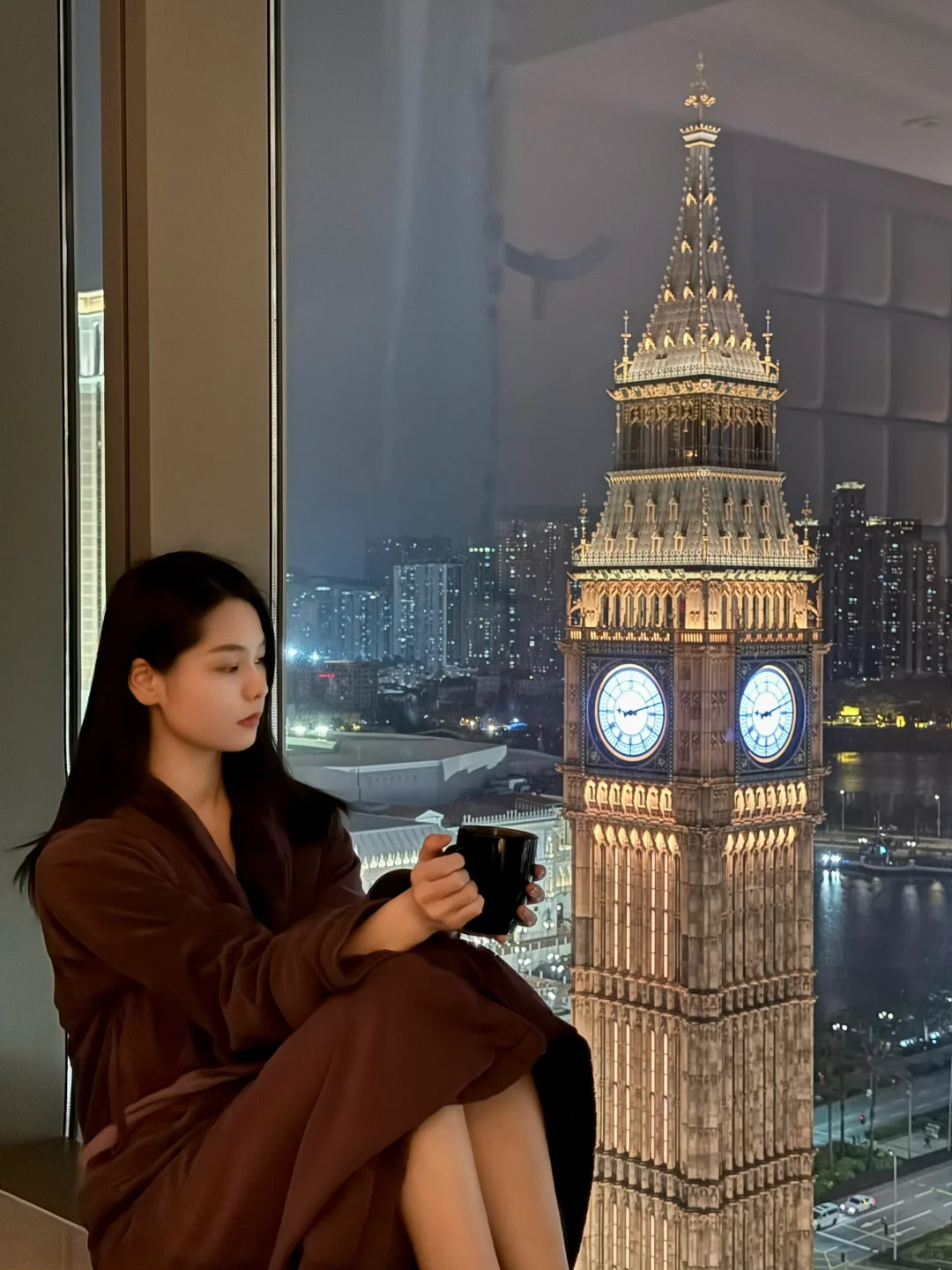 Macao-Conrad Macau, it’s finally my turn to have breakfast next to Big Ben