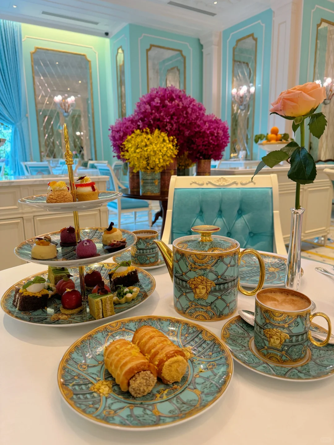 Macao-Asia's first, Macau Versace Hotel afternoon tea and accommodation experience detailed version