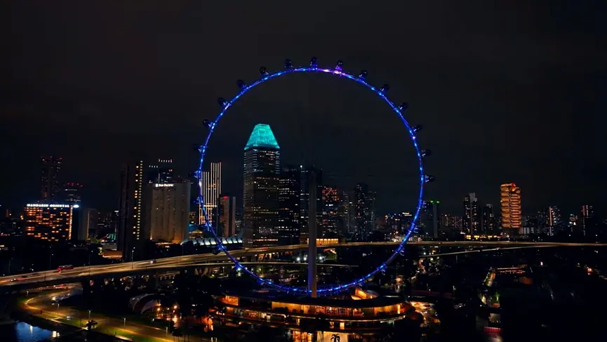 Singapore-Follow [Love Brother and Sister] to visit Singapore Travel Guide (Part 2) Marina Bay