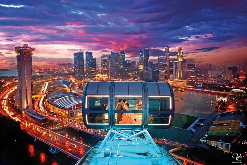 Singapore-Follow [Love Brother and Sister] to visit Singapore Travel Guide (Part 2) Marina Bay