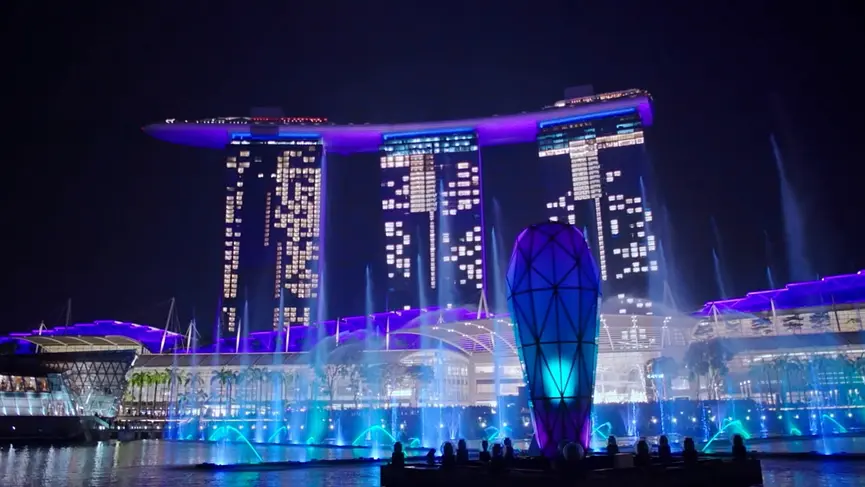 Singapore-Follow [Love Brother and Sister] to visit Singapore Travel Guide (Part 2) Marina Bay