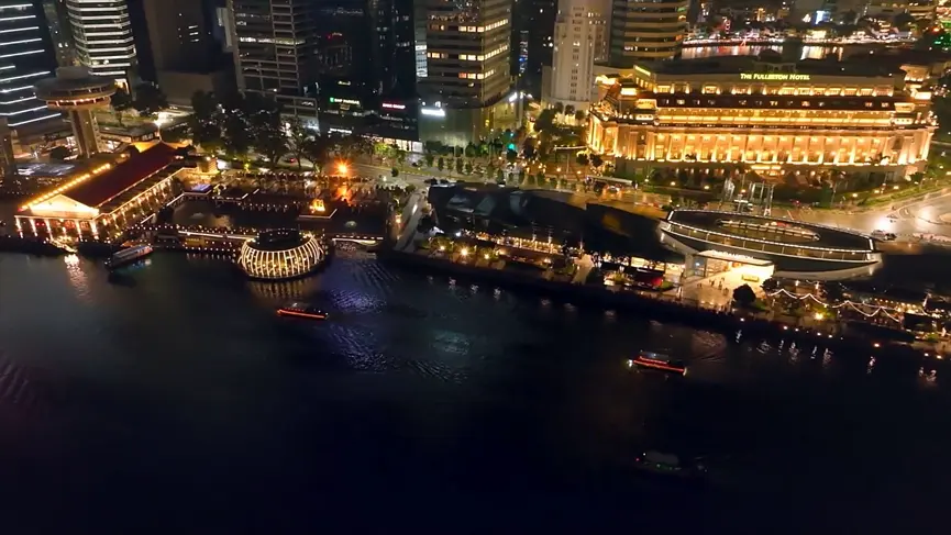 Singapore-Follow [Love Brother and Sister] to visit Singapore Travel Guide (Part 2) Marina Bay