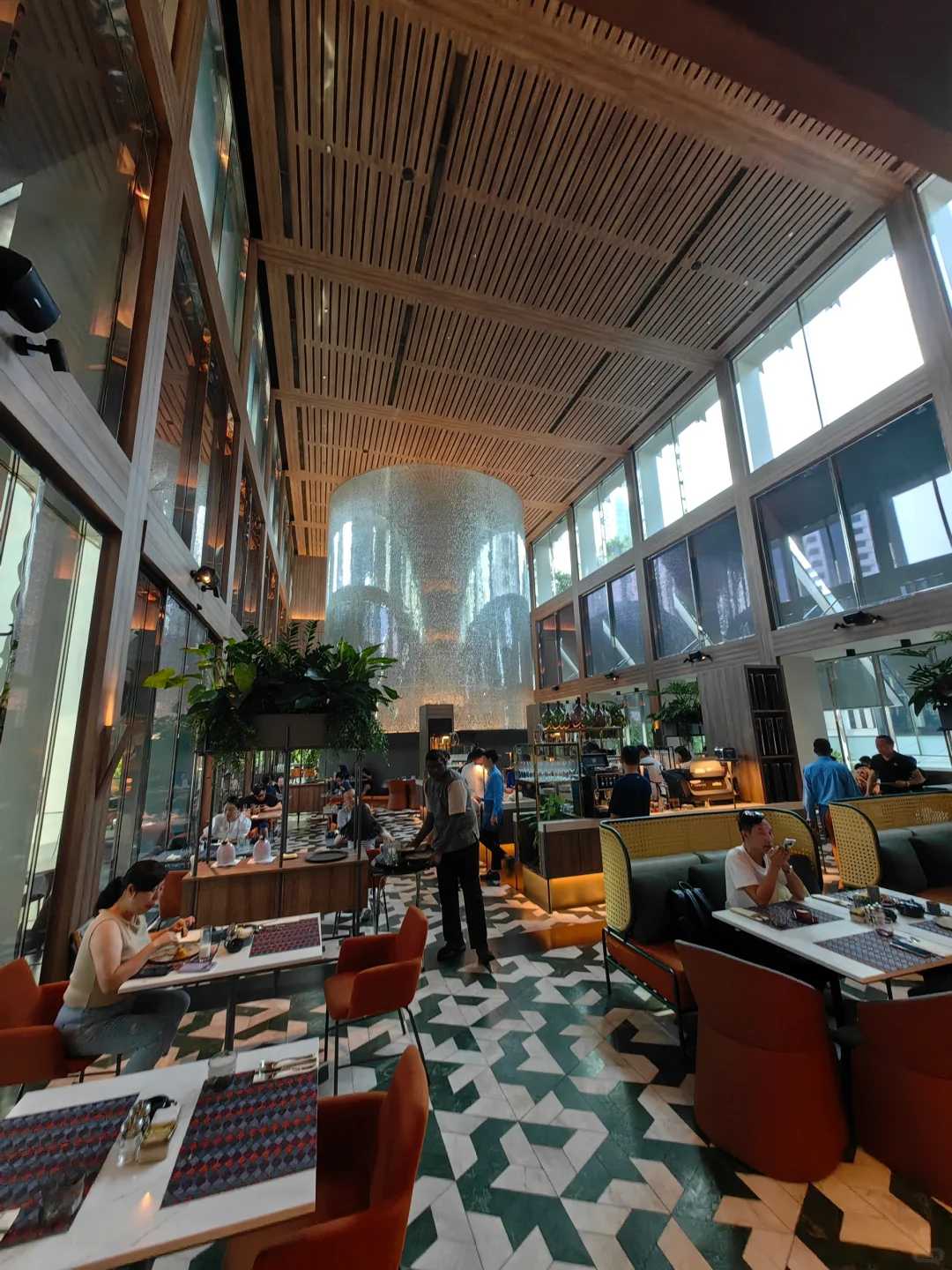 Singapore-Pan Pacific Orchard Hotel Singapore, a new luxury hotel, close up overlooking the invincible swimming pool