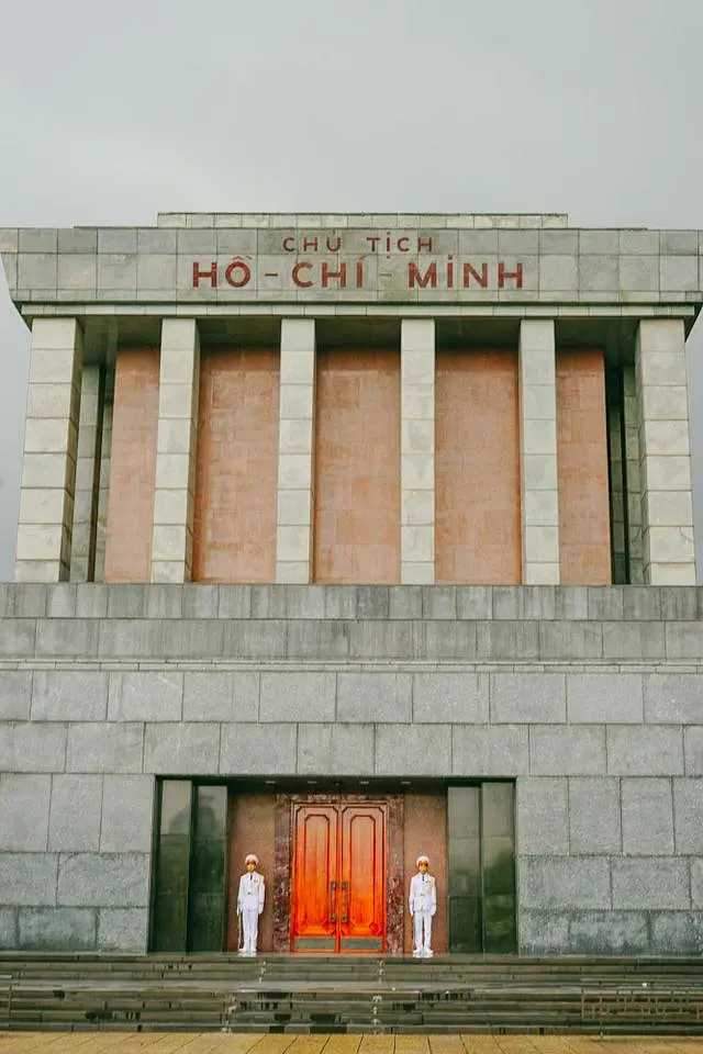 Ho Chi Minh-Ho Chi Minh Mausoleum, a Soviet-style building in Vietnam