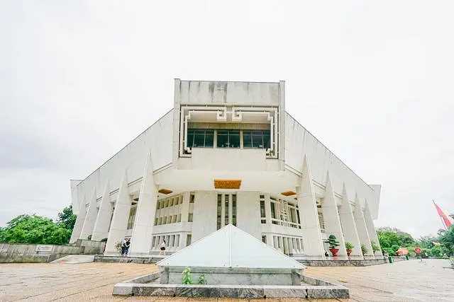Ho Chi Minh-Ho Chi Minh Mausoleum, a Soviet-style building in Vietnam