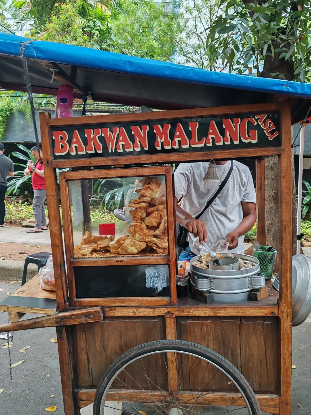 Jakarta-Indonesia, Jakarta, local food street, kuningan opens every Friday