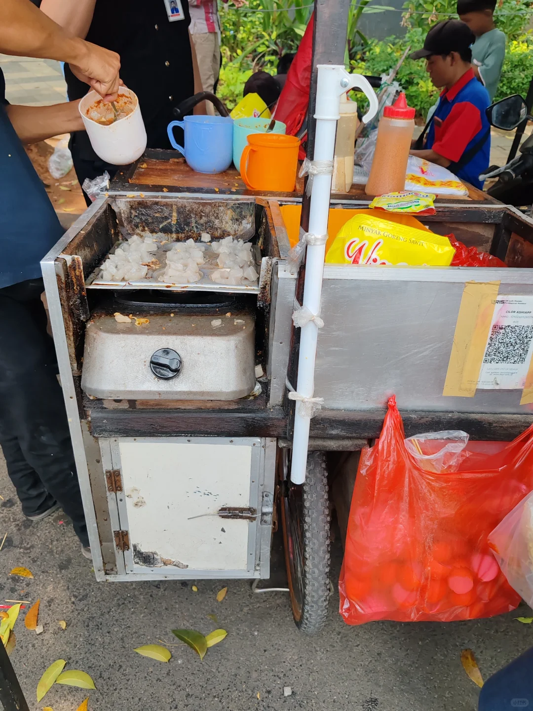 Jakarta-Indonesia, Jakarta, local food street, kuningan opens every Friday