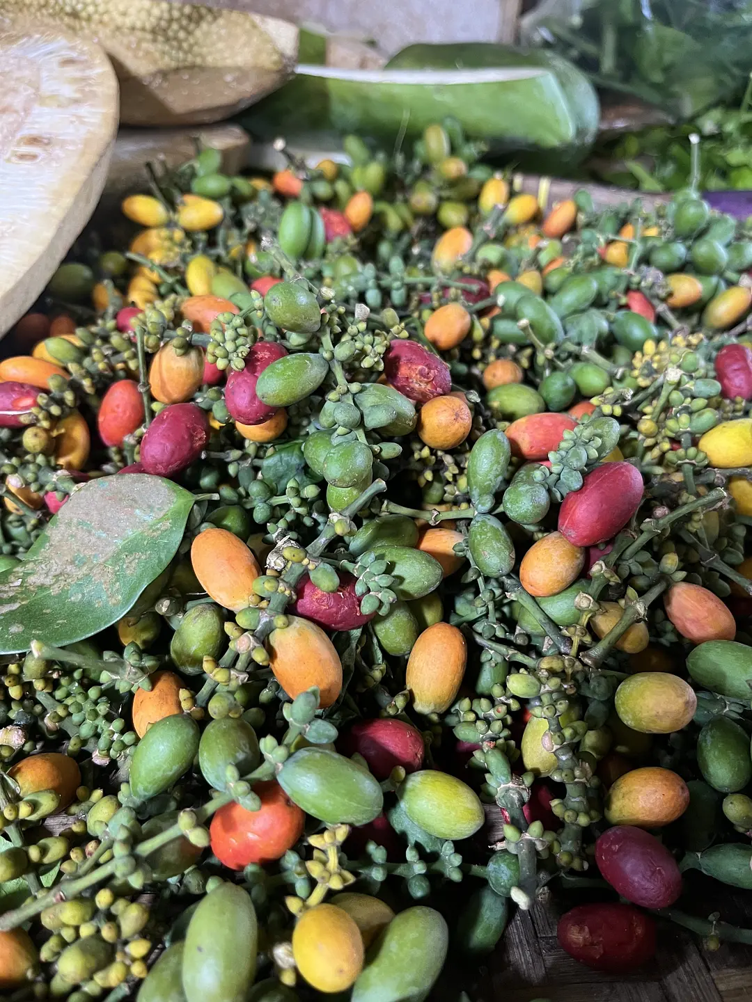 Jakarta-The vegetable market in Jakarta, Indonesia, deeply experience the daily life of local people