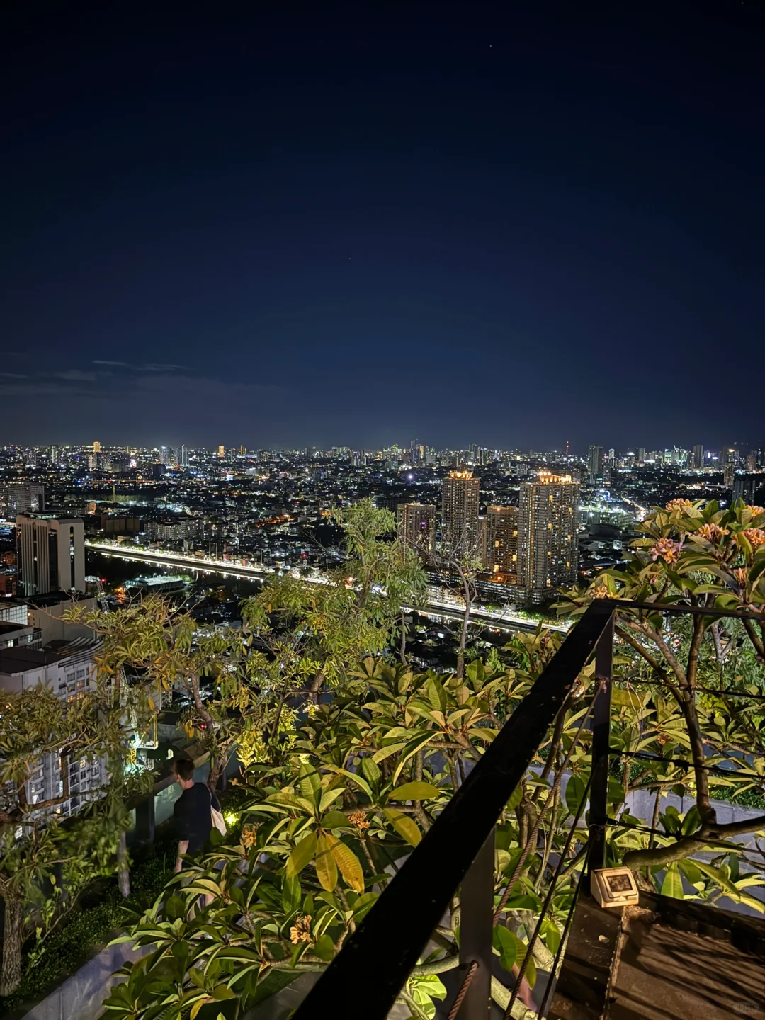 Manila/Luzon-I'm Hotel Makati, Manila, Rooftop overlooking the night view of Manila