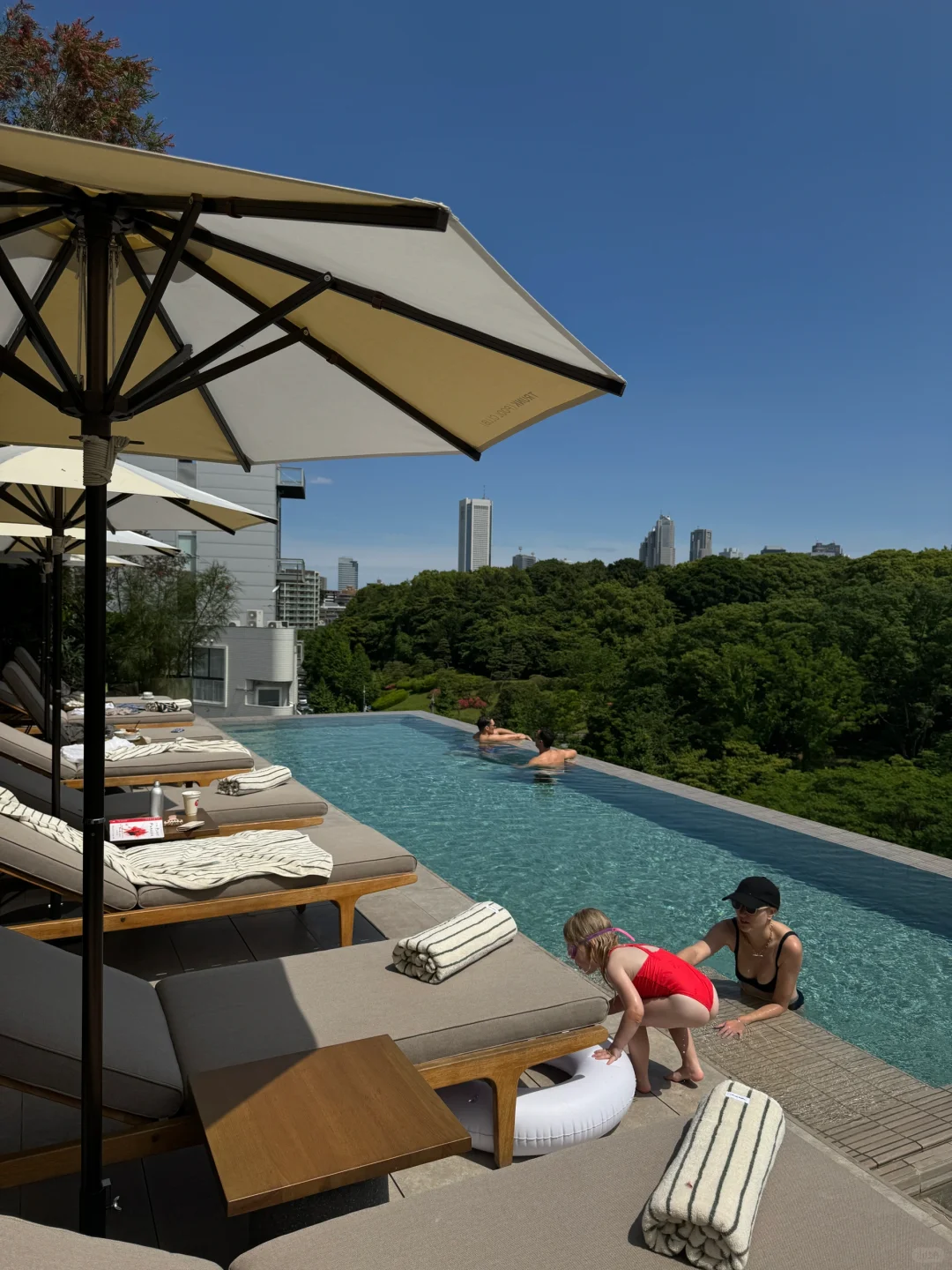Tokyo-The newly opened Trunk Hotel in Yomiuri Park is a hotel in the city forest park
