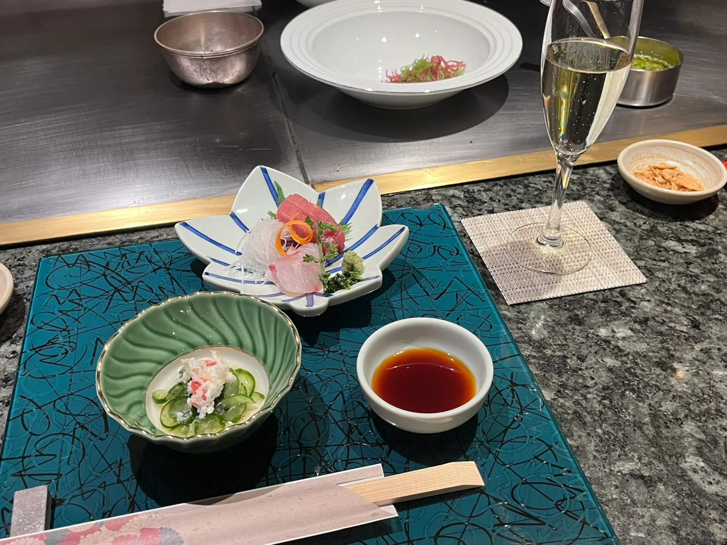 Tokyo-The teppanyaki restaurant on the 32nd floor of GINZA CRESTON has a really romantic night view of Tokyo