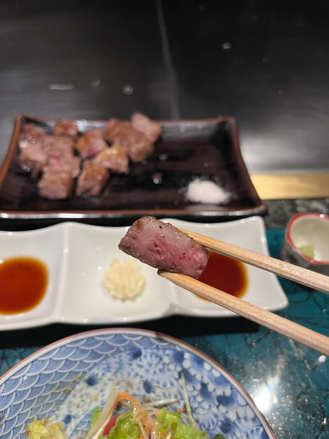 Tokyo-The teppanyaki restaurant on the 32nd floor of GINZA CRESTON has a really romantic night view of Tokyo