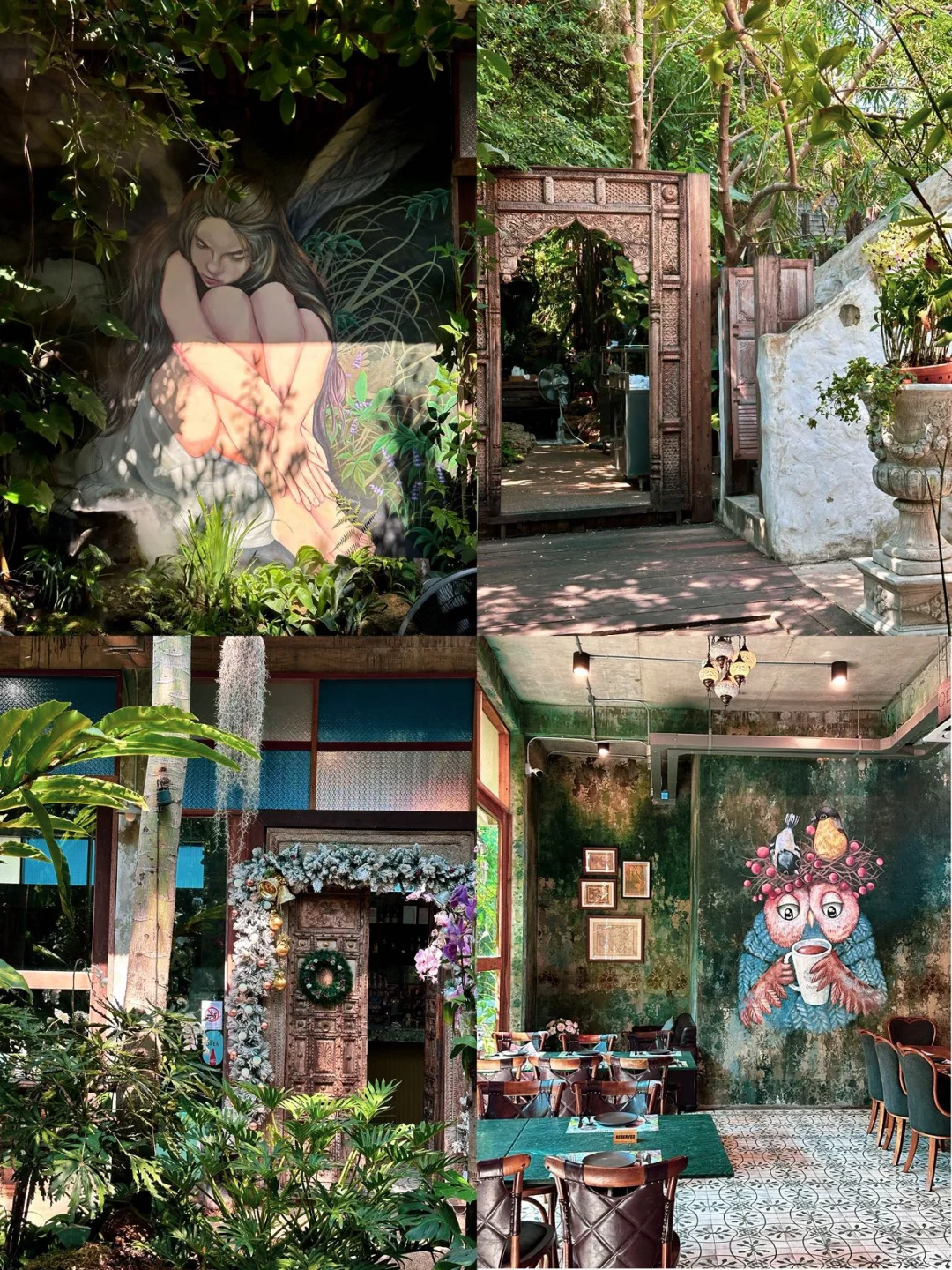 Bangkok-Baan Suan Sathon, Monet Garden, Bangkok, a Thai restaurant in a tropical rainforest style