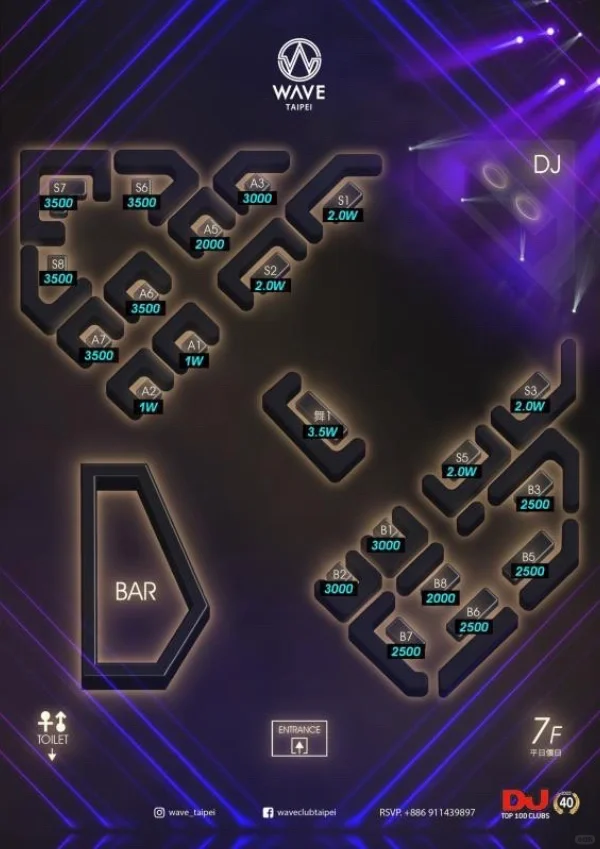 Taiwan-Taipei｜Night Club Weekday Night Wave First Experience Xinyi