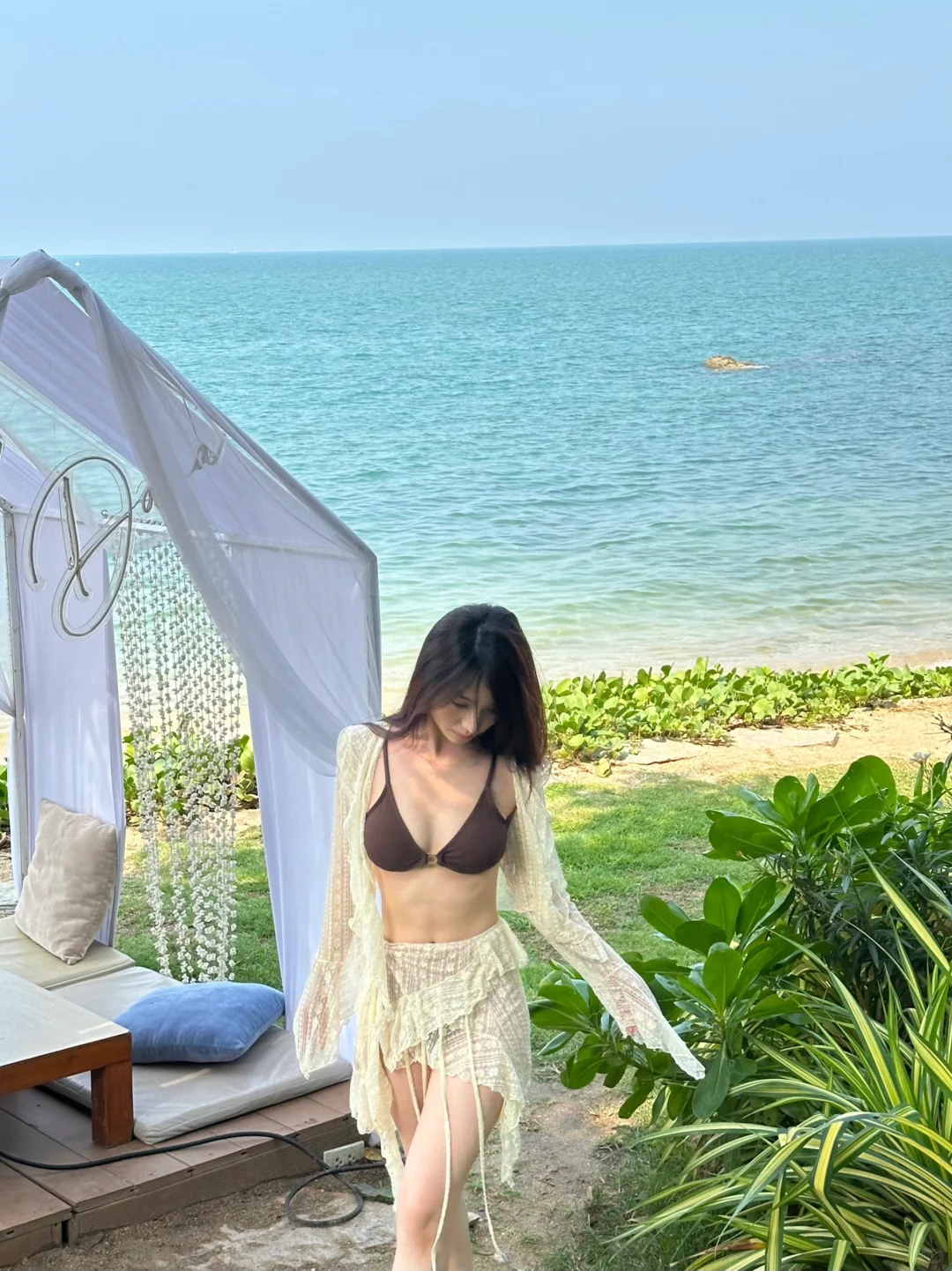 Pattaya-Pattaya｜Cape Dara resort, a hotel with a private beach, the sunset at the swimming pool is super beautiful