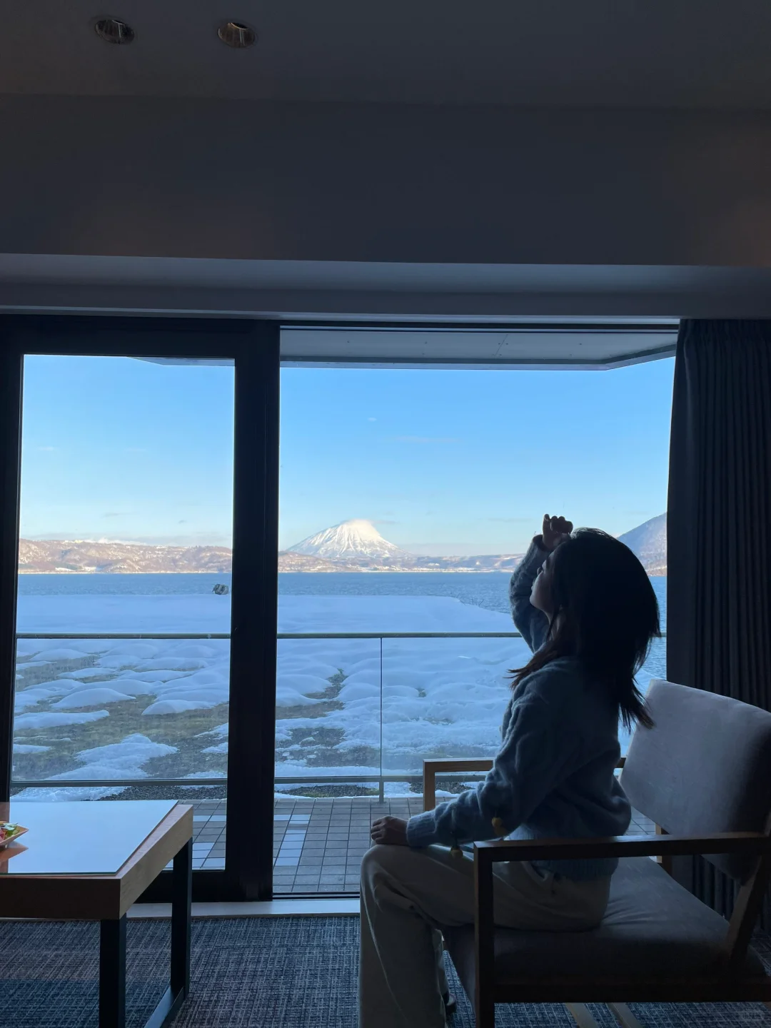 Sapporo/Hokkaido-Toyako Nonokaze Hotel, with a view of Mount Yotei