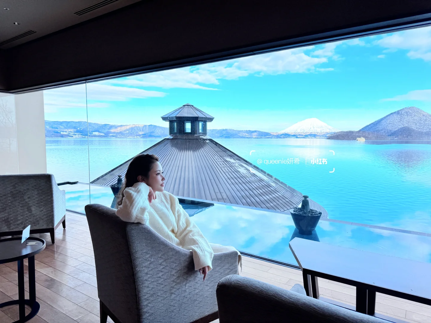 Sapporo/Hokkaido-Lake Toyako Hotel(湖の栖), soak in the hot springs and enjoy the view of Mount Yangtai