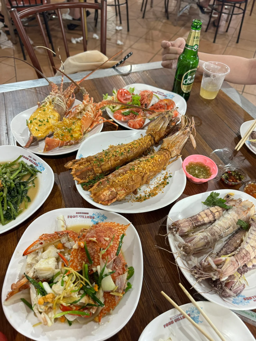 Phuket-Banzaan Seafood Market in Phuket✌️, mantis shrimps as thick as arms
