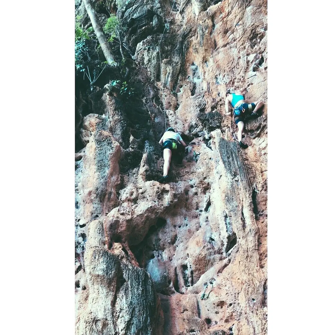 Krabi-Traveling in Thailand: Rock climbing in Krabi, a town with a European feel