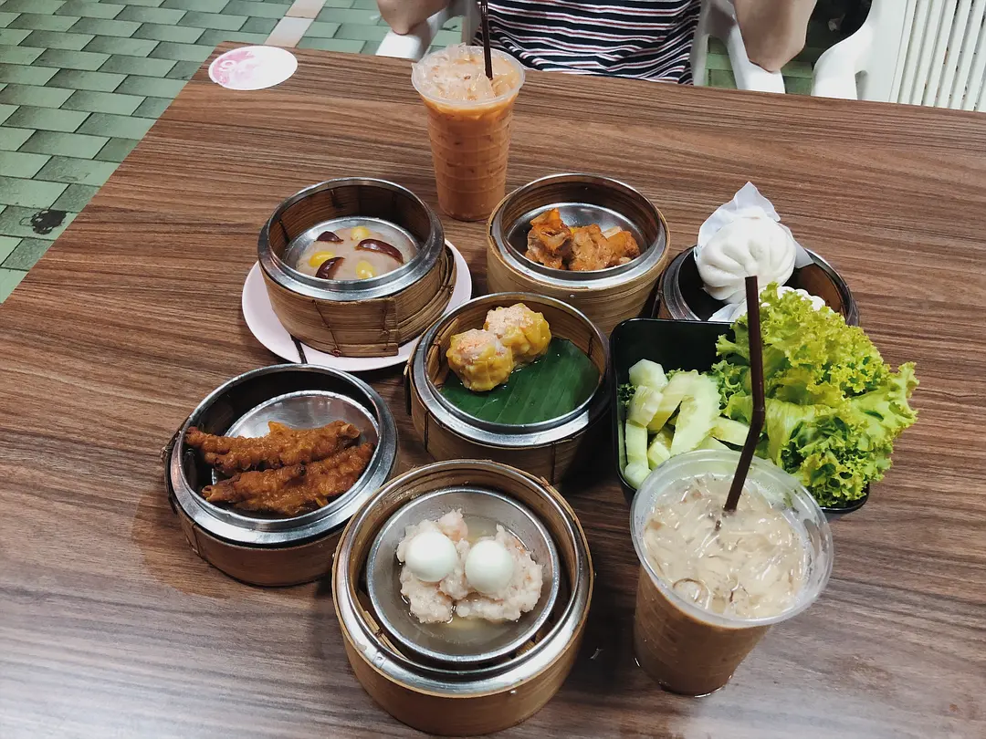 Krabi-I had a Chinese breakfast on the streets of Krabi, Thailand