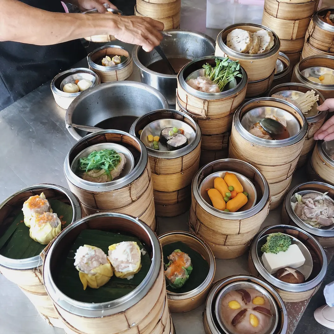 Krabi-I had a Chinese breakfast on the streets of Krabi, Thailand