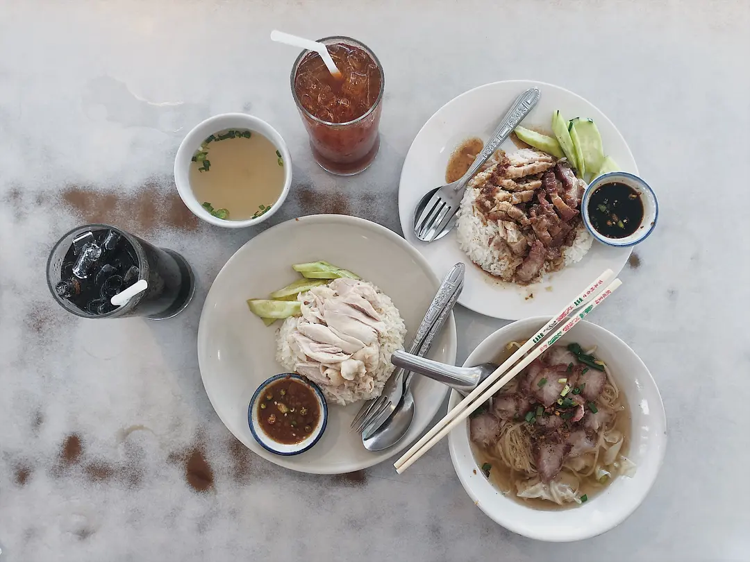 Krabi-I had a Chinese breakfast on the streets of Krabi, Thailand