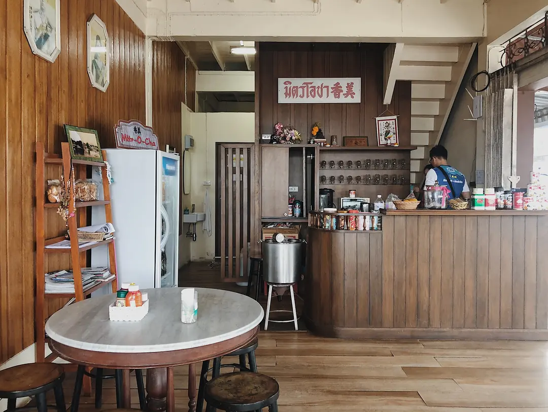 Krabi-I had a Chinese breakfast on the streets of Krabi, Thailand