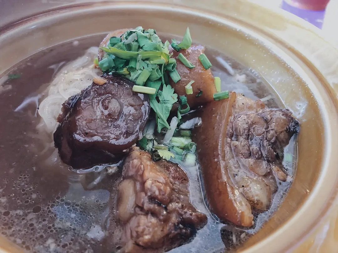 Krabi-I had a Chinese breakfast on the streets of Krabi, Thailand