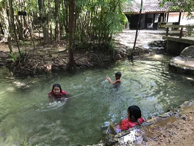 Krabi-Krabi Hot Spring Waterfall, undeveloped pristine environment