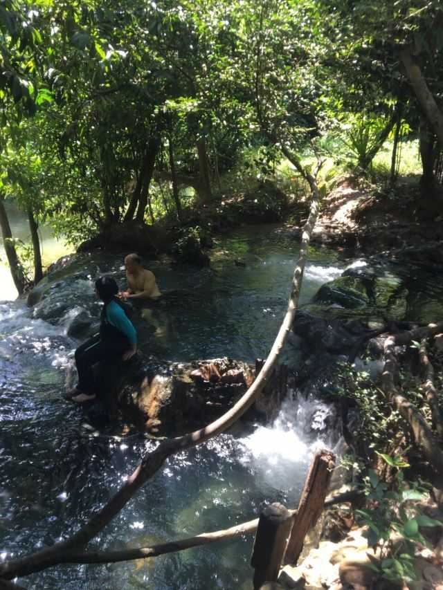 Krabi-Krabi Hot Spring Waterfall, undeveloped pristine environment