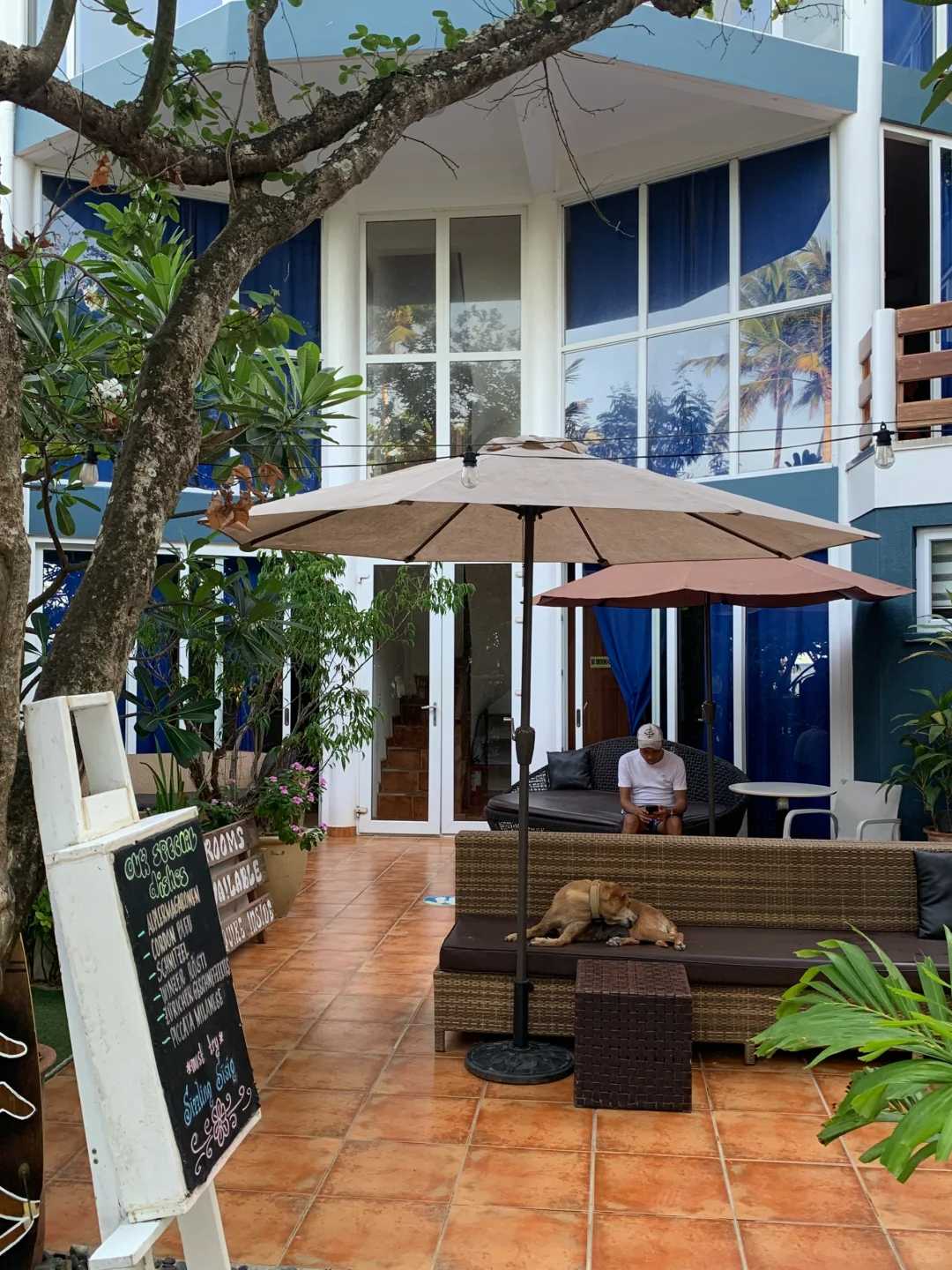 Boracay-Calma Cafe?Boracay Tree House Cafe, the net bed and tree house are my favorites