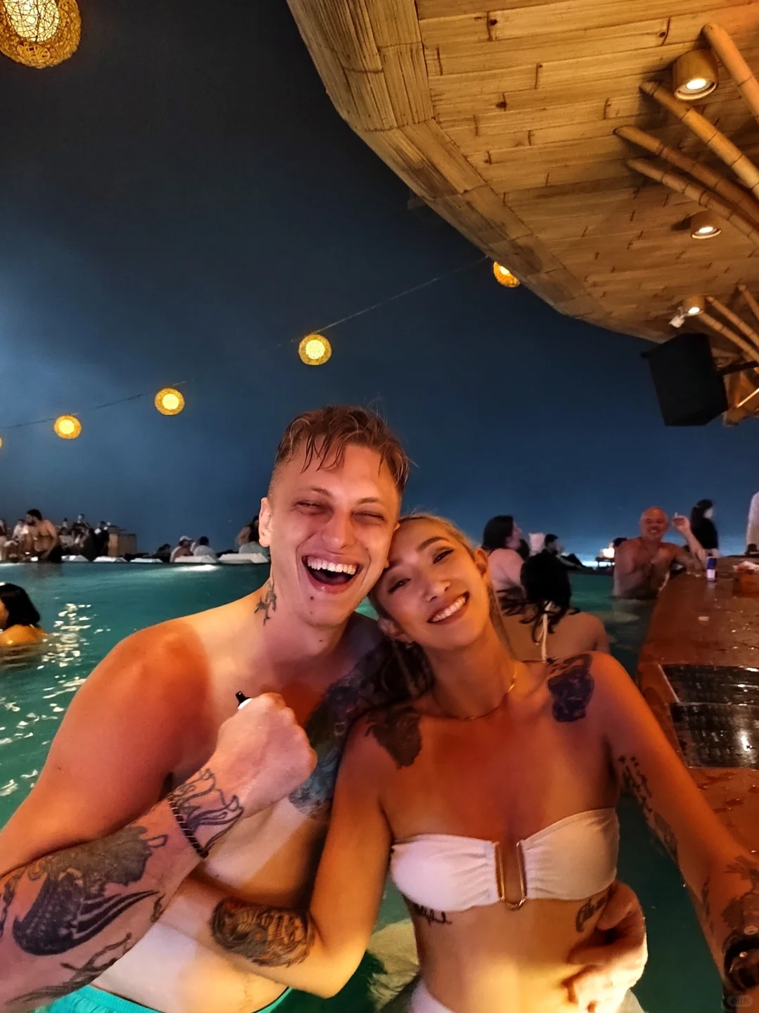 Bali-Finns beach club in Bali, I kissed passionately with a Finnish man